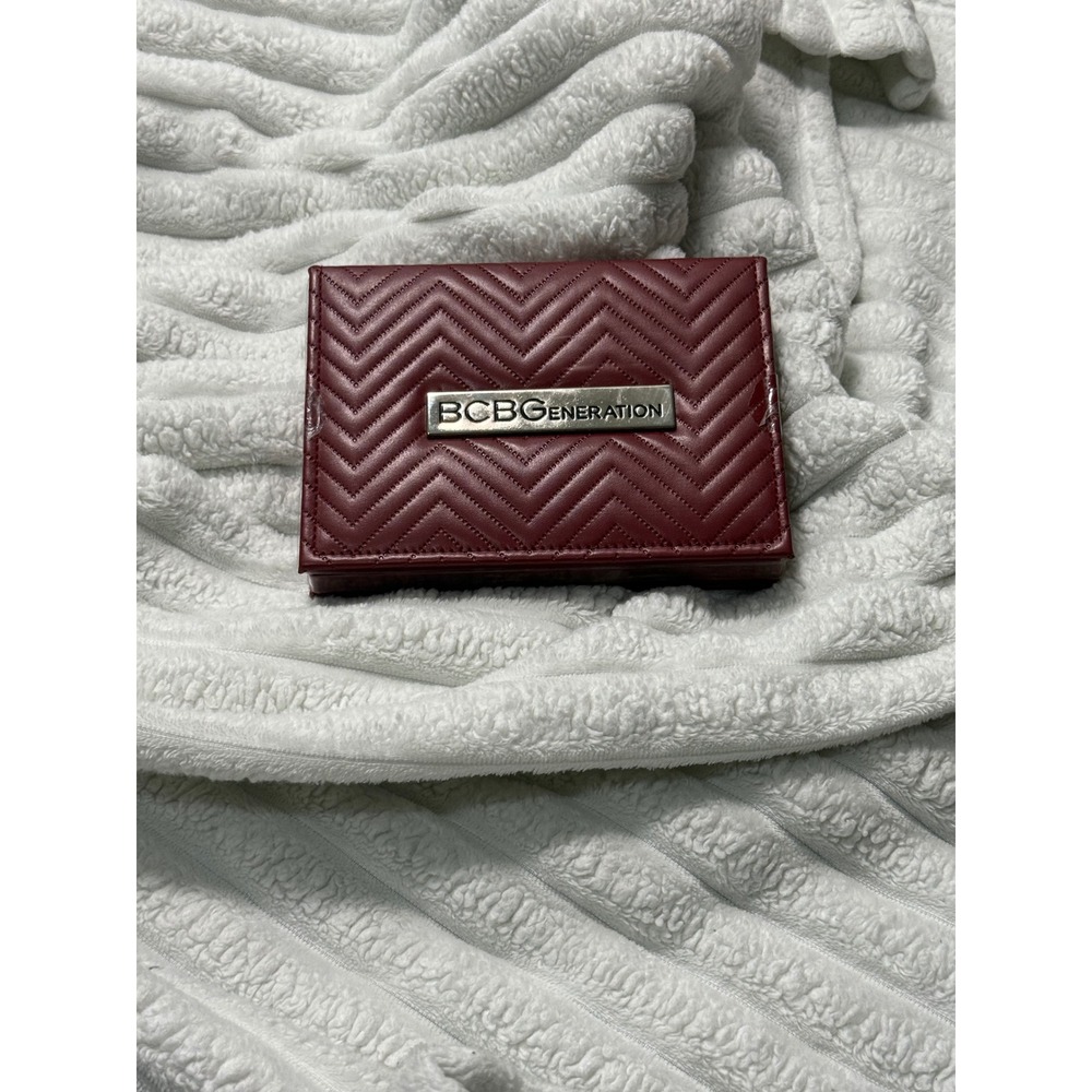 BCBGeneration 36 Pc Total Face & Eye Palette Makeup Kit Burgundy Quilted Case - Picture 2 of 8